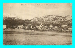 A776 / 483 01 - GEX Vue Générale Et Les Monts Jura Col De La Faucille - Gex