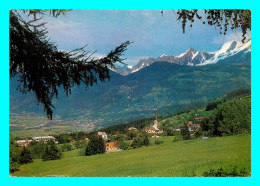 A779 / 107 74 - COMBLOUX Vue Générale Et Chaine Aiguilles De Chamonix - Combloux