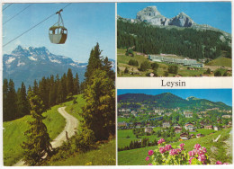 Leysin - Télècabine, L'Hotel Reine Fabiola, Barneuse -  (Schweiz-Suisse-Switzerland) - Leysin