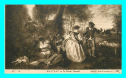 A784 / 075 Tableau Watteau Plaisir Pastoral - Pintura & Cuadros