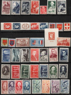 France Année Compléte 1949 N° 823 à 862 Neufs ** Soit 42 Timbres - 1940-1949