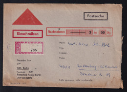 Nachnahme-R-Postsqache Der Deutschen Post ZPF 1085 Berlin - Post