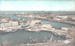 X4976 DUNKERQUE NORD PANORAMA DU PORT VUE SUR L' ENTREE EN 1956 - Dunkerque