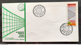 Brazil Envelope FDC 508 1990 Volleyball CBC RJ 3 - FDC