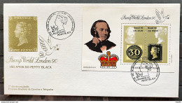 Brazil Envelope FDC 500 1990 Penny Black England CBC RJ 3 - FDC