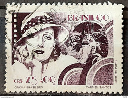 C 1689 Brazil Stamp Brazilian Cinema Carmen Santos 1990 Circulated 1 - Gebruikt