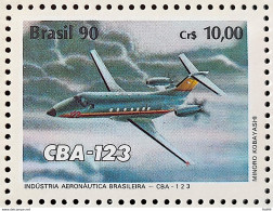 C 1693 Brazil Stamp Industry Aeronautics Brazil Argentina Airplane Avacao 1990 - Neufs