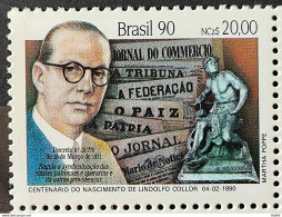 C 1673 Brazil Stamp 100 Years Lindolfo Collor Politics Journalism 1990 - Nuovi