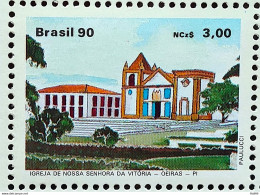 C 1668 Brazil Stamp Religious Architecture Religion Church Our Lady Of Vitoria Oeiras Piaui 1990 - Ungebraucht