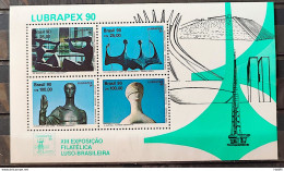 B 87 Brazil Stamp Lubrapex Brasilia 1990 - Nuevos