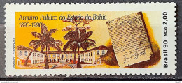 C 1664 Brazil Stamp Public Archive Of The State Of Bahia Literature 1990 - Ongebruikt