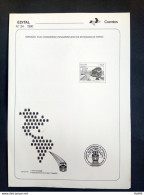 Brochure Brazil Edital 1990 24 Iron Roads Transportation Treak Without Stamp - Covers & Documents