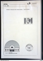 Brochure Brazil Edital 1990 19 Casa França Brasil Foundation Brazil Without Stamp - Lettres & Documents