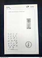 Brochure Brazil Edital 1990 22 International Year Of Literacy Education Without Stamp - Lettres & Documents