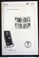 Brochure Brazil Edital 1990 18 Brazilian Cinema Movie Without Stamp - Covers & Documents