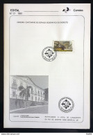 Brochure Brazil Edital 1990 17 Army Geographic Service With Stamp CPD DF Brasilia - Lettres & Documents