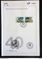 Brochure Brazil Edital 1990 02 Botany Society Of Brazil With Stamp CPD CE Fortaleza - Covers & Documents