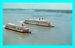 A792 / 241 The Delta Queen And The Mississippi Queen ( Bateau Timbre ) - Other & Unclassified