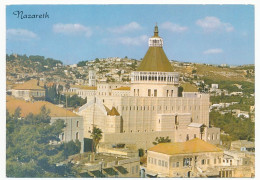 CPSM 10.5 X 15 Israël (79) NAZARETH  Partial View Vue Partielle Centre The Church Of The Annunciation La Basilique De * - Israele