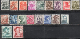 1961 Michelangiolesca Serie Completa 19 Valori - 1961-70: Used