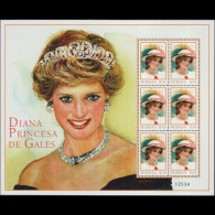 NICARAGUA 1999 - Scott# 2248A Sheet-Princess Diana MNH - Nicaragua
