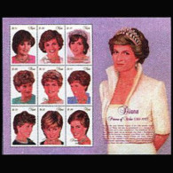 NEVIS 1997 - Scott# 1030 S/S Princess Diana MNH - St.Kitts And Nevis ( 1983-...)