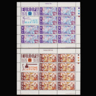 MALTA 1976 - Scott# 512A-3A Sheets-Europa MNH - Malte