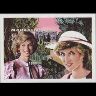 MONGOLIA 1997 - Scott# 2293 S/S Princess Diana MNH - Mongolei