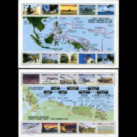 PALAU 1994 - Scott# 325-6 Sheets-WWII Pacific MNH - Palau