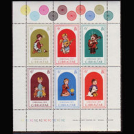 GIBRALTAR 1975 - Scott# 325G S/S Christmas MNH - Gibraltar