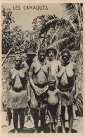 NOUVELLE CALEDONIE - Les Canaques - Peuple Autochtone - Village - Colonisation - Carte Postale Ancienne - Nouvelle Calédonie