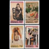 DOMINICA 1981 - #739-42 Picasso Paintings Set Of 4 MNH - Dominica (1978-...)