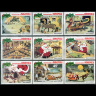 DOMINICA 1981 - Scott# 706-14 Disney-Christmas Set Of 9 MNH - Dominique (1978-...)