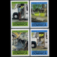 DOMINICA 1981 - Scott# 734-7 Int.Disabled Year Set Of 4 MNH - Dominique (1978-...)