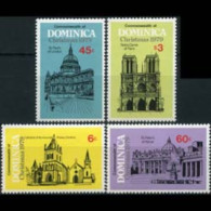 DOMINICA 1979 - Scott# 654-7 Cathedrals Set Of 4 MNH - Dominica (1978-...)