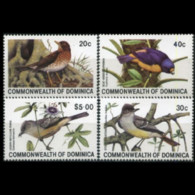 DOMINICA 1981 - Scott# 696-9 Birds Set Of 4 MNH - Dominica (1978-...)