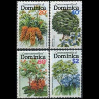 DOMINICA 1979 - Scott# 635-8 Flowering Trees Set Of 4 MNH - Dominique (1978-...)