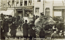 Luxembourg  La Fuite Des Boches 1918 WW1 - Luxemburg - Stad