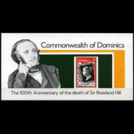 DOMINICA 1979 - Scott# 612 S/S R.Hill MNH - Dominica (1978-...)