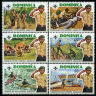 DOMINICA 1977 - Scott# 534-9 Boy Scouts Set Of 6 MNH - Dominica (1978-...)