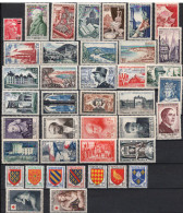 France Année Compléte 1954 N° 968 à 1007 Neufs ** Soit 40 Timbres - 1950-1959