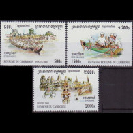 CAMBODIA 2000 - Scott# 1997-9 Water Fest. Set Of 3 MNH - Cambodge