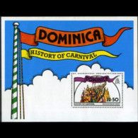 DOMINICA 1978 - Scott# 561 S/S Carnival-Band MNH - Dominica (1978-...)