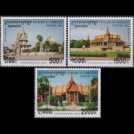 CAMBODIA 1997 - Scott# 1645-7 ASEAN 30th. Set Of 3 MNH - Cambodja