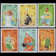 CAMBODIA 1996 - Scott# 1478-82 Olympics Set Of 6 MNH - Camboya