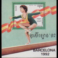 CAMBODIA 1992 - Scott# 1229 S/S Olympics MNH - Cambodia