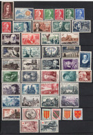 France Année Compléte 1955 N° 1008 à 1049 Neufs ** Soit 46 Timbres - 1950-1959