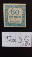 FRANCE  TAXE N°9 OBLITERE - 1859-1959 Gebraucht