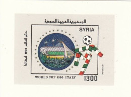 SYRIA Block 71,unused - 1990 – Italië