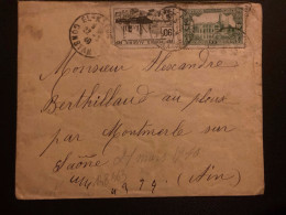 LETTRE Pour La FRANCE TP ALGER 10c + EXP NEW YORK 1939 90c OBL.22-3 40 EL-KSEUR CONSTANTINE - Brieven En Documenten